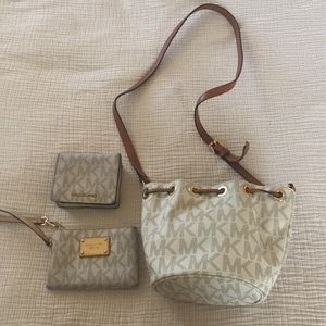 Michael Kors purse, wallet, and pouch